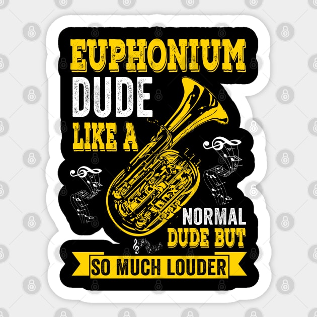 Baritone Euphonium Sticker by BOOBYART